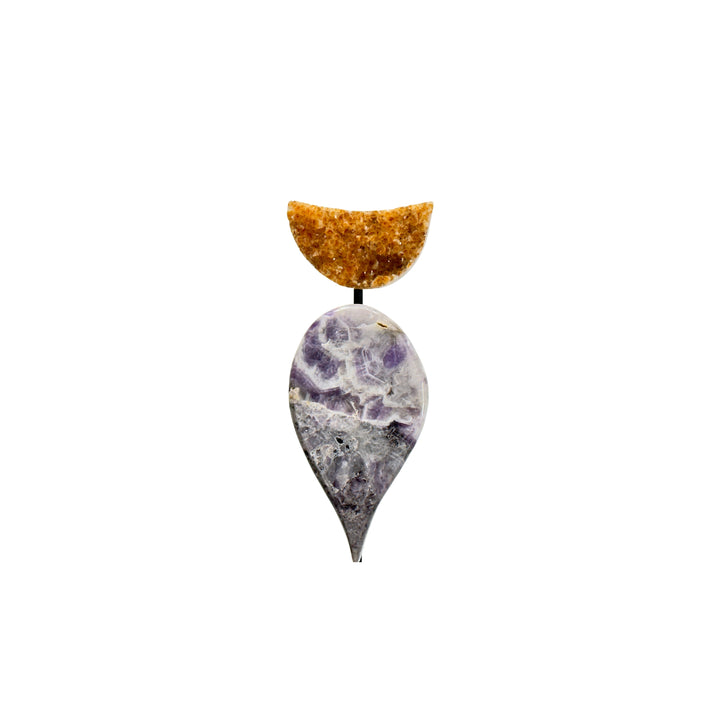 Citrine & Amethyst Sculpture